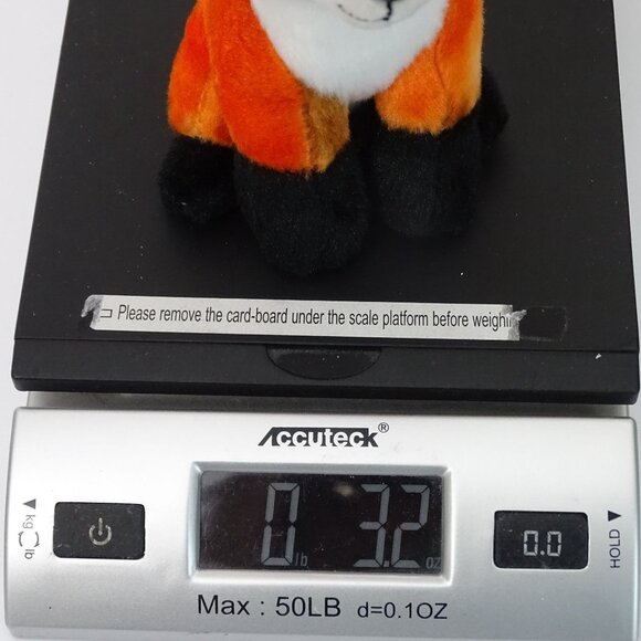 Ty Beanie Boo Meadow Fox Glitter Eyes Stuffed Animal Plush Soft Toy 7" Hang Tags - Picture 12 of 12